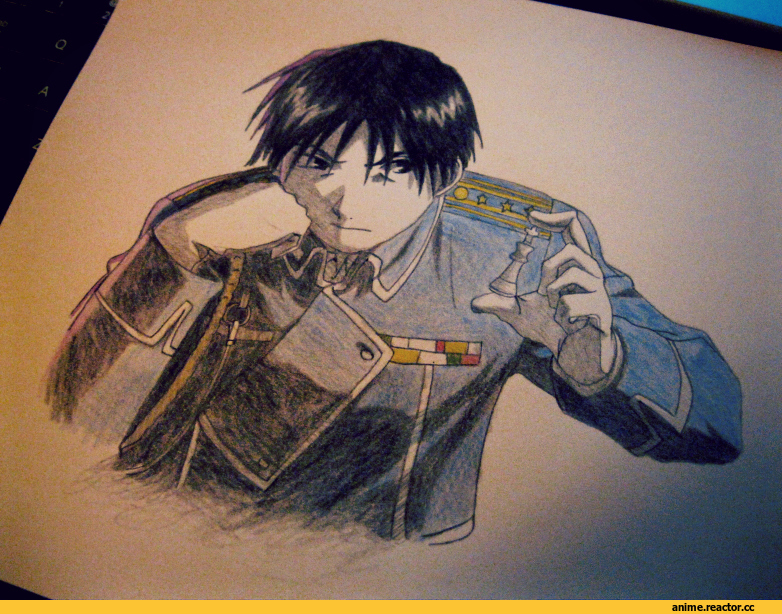 Fullmetal Alchemist, mustang, aFiend, art, красивые картинки, Anime