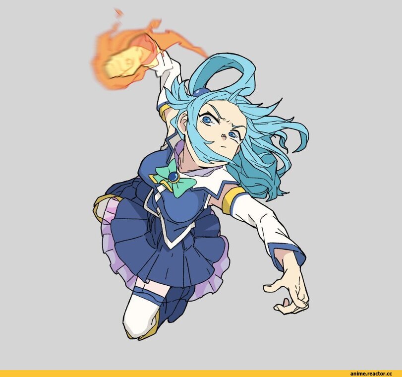 yuno (suke yuno), Anime Art, artist, Aqua (KonoSuba), KonoSuba, WIP, Anime