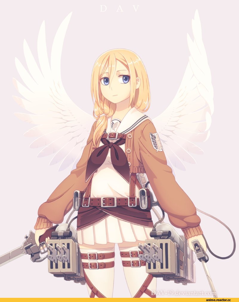 Christa Renz, Attack on Titan, art, красивые картинки, titan, Anime