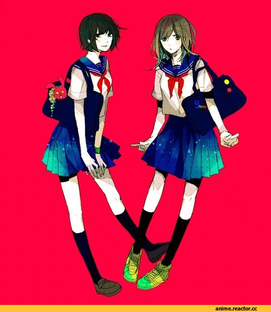 красивые картинки, аниме-арт, art, дружба, отношения, Anime