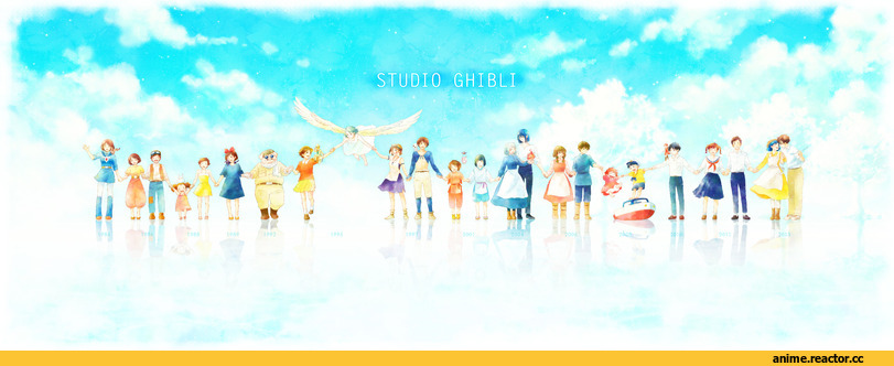 Studio Ghibli, ghibli, песочница, art, красивые картинки, Кликабельно, Anime