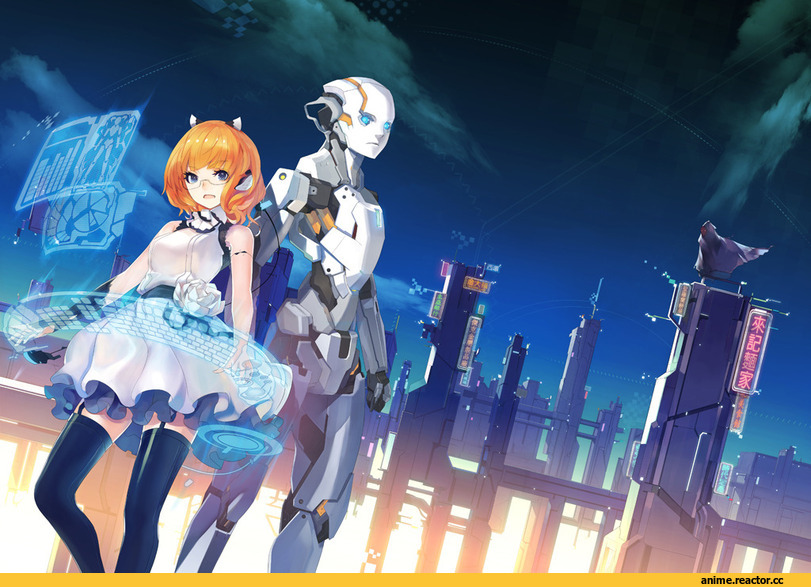 Sci-Fi, art, красивые картинки, в комментах ещё, Anime