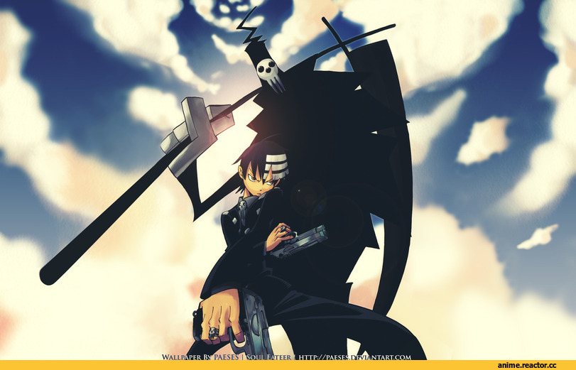 Soul Eater, аниме-арт, art, красивые картинки, Death the Kid, Elizabeth Thompson, Patricia Thompson, Anime