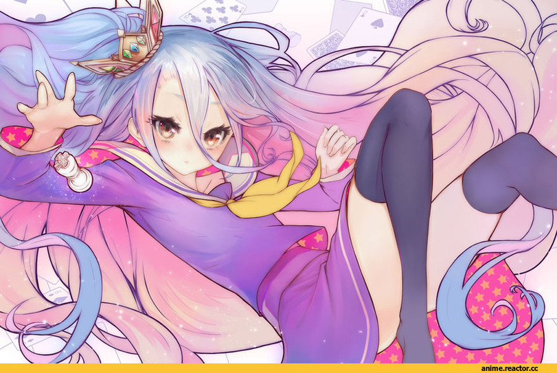 NGNL, No Game No Life, art, красивые картинки, Shiro (NGNL), mins (minevi), Anime