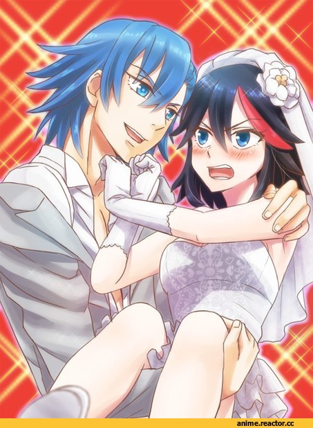 Kill la Kill, Matoi Ryuuko, art, красивые картинки, Anime