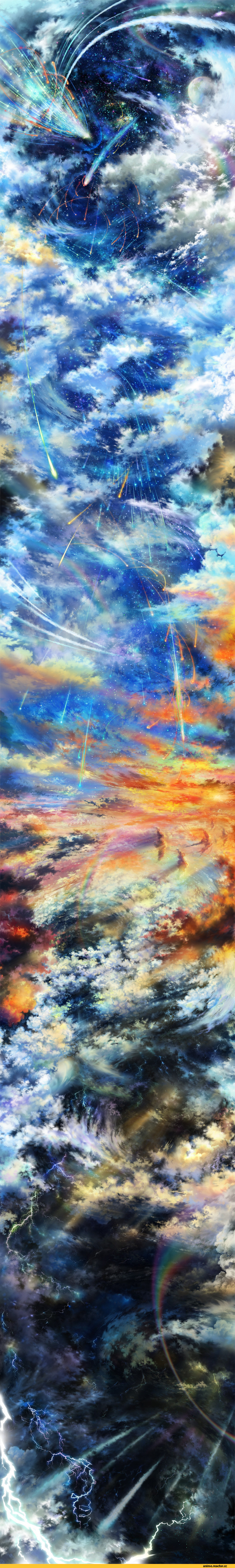 красивые картинки, art, Природа, Anime
