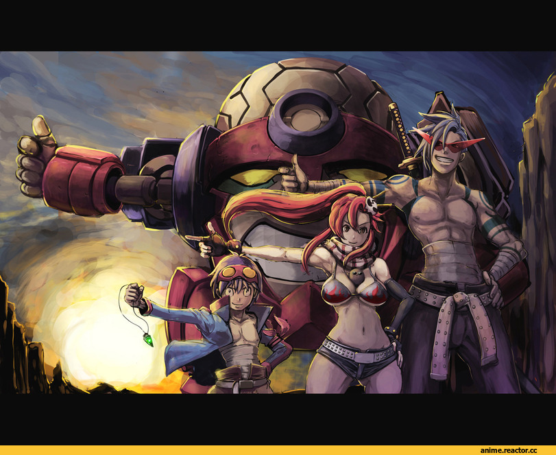Anime Art, art, красивые картинки, Tengen Toppa Gurren Lagann, Yoko Littner, Anime