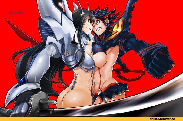 Kill la Kill, Matoi Ryuuko, art, красивые картинки, удалённое, Anime