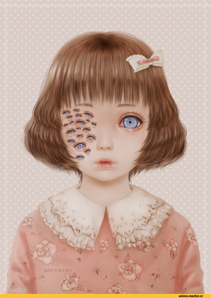 art, красивые картинки, девушка, няша, крипота, глаза, Anime