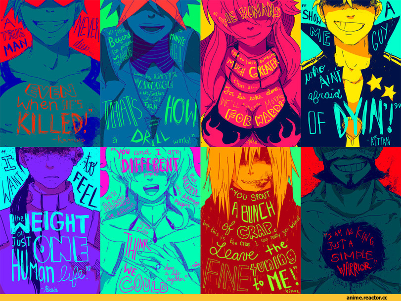 art, красивые картинки, Gurren Lagann, личное, Anime