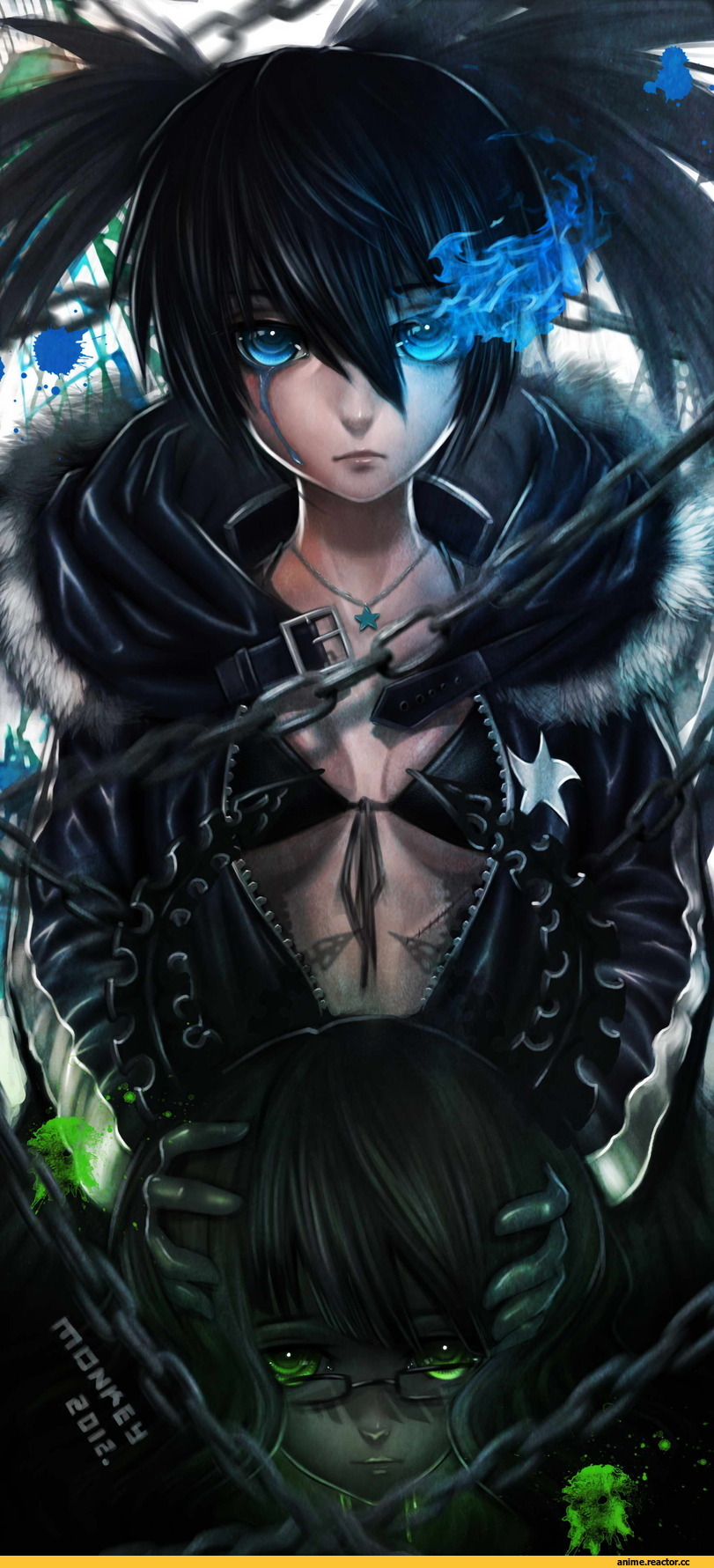 art, красивые картинки, Black Rock Shooter, Anime