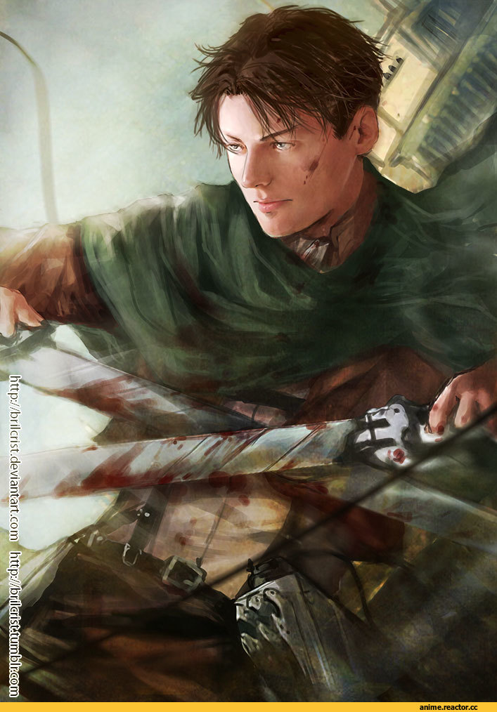 art, красивые картинки, Shingeki no Kyojin, Rivaille, Anime