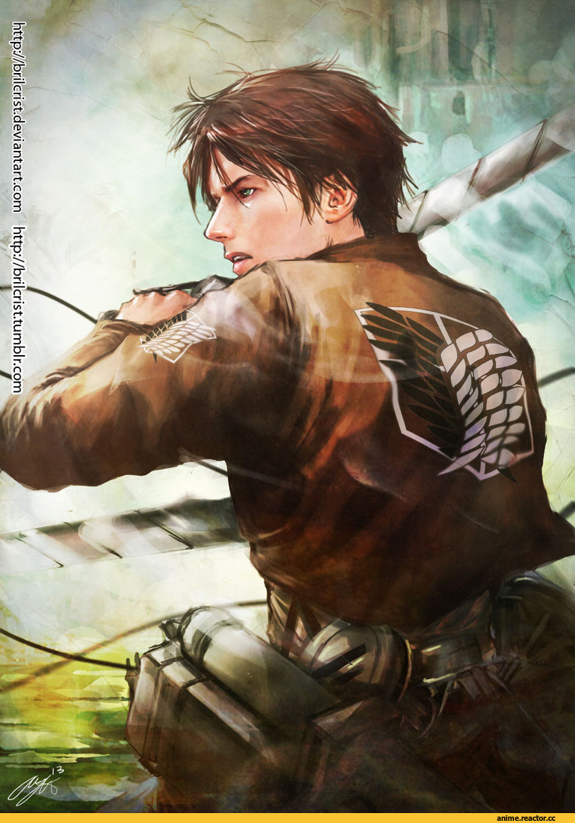 art, красивые картинки, Shingeki no Kyojin, Eren Jaeger, Anime