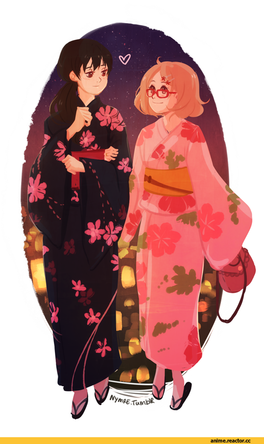 art, красивые картинки, девушки, Anime Art, Kyoukai no Kanata, Nase Mitsuki, Mirai Kuriyama, Anime