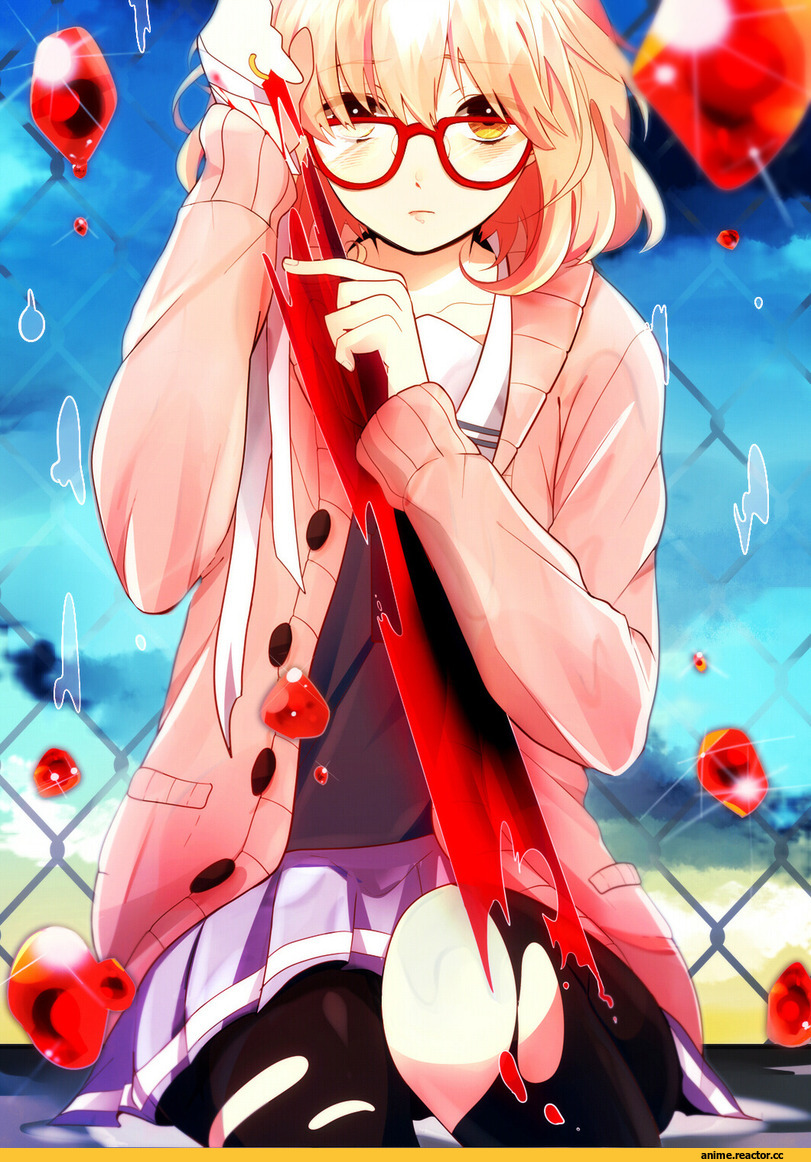 art, красивые картинки, Kuriyama Mirai, Kyoukai no Kanata, Anime