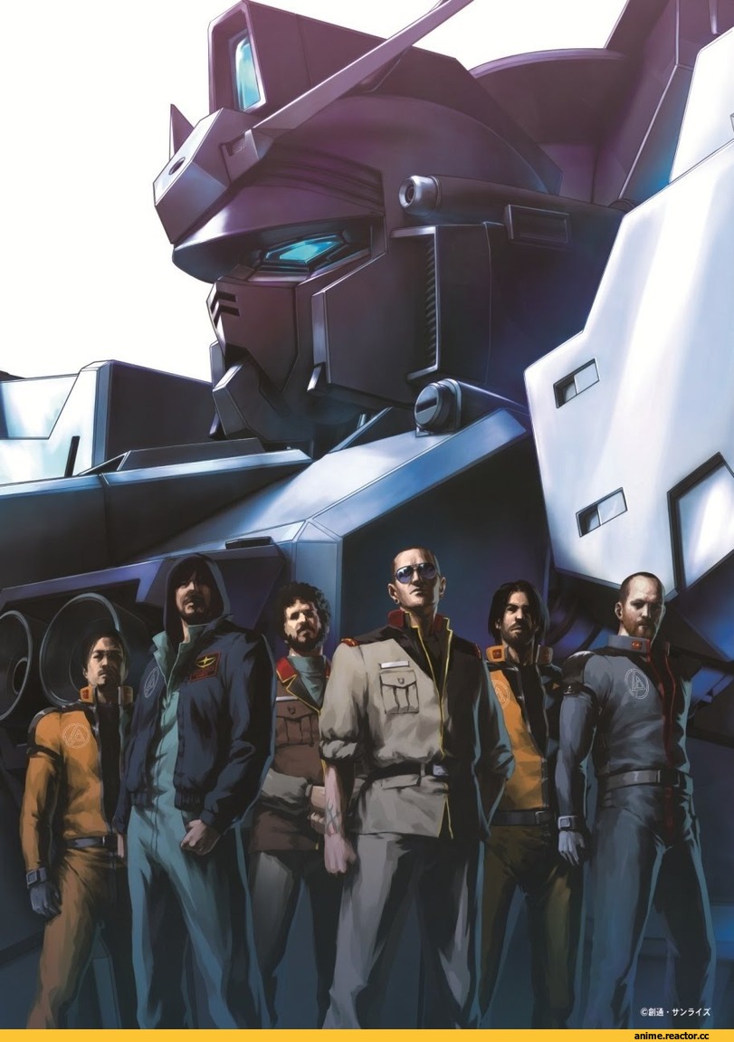 Anime Art, art, красивые картинки, Linkin Park, Gundam, RX-78GP01, Anime