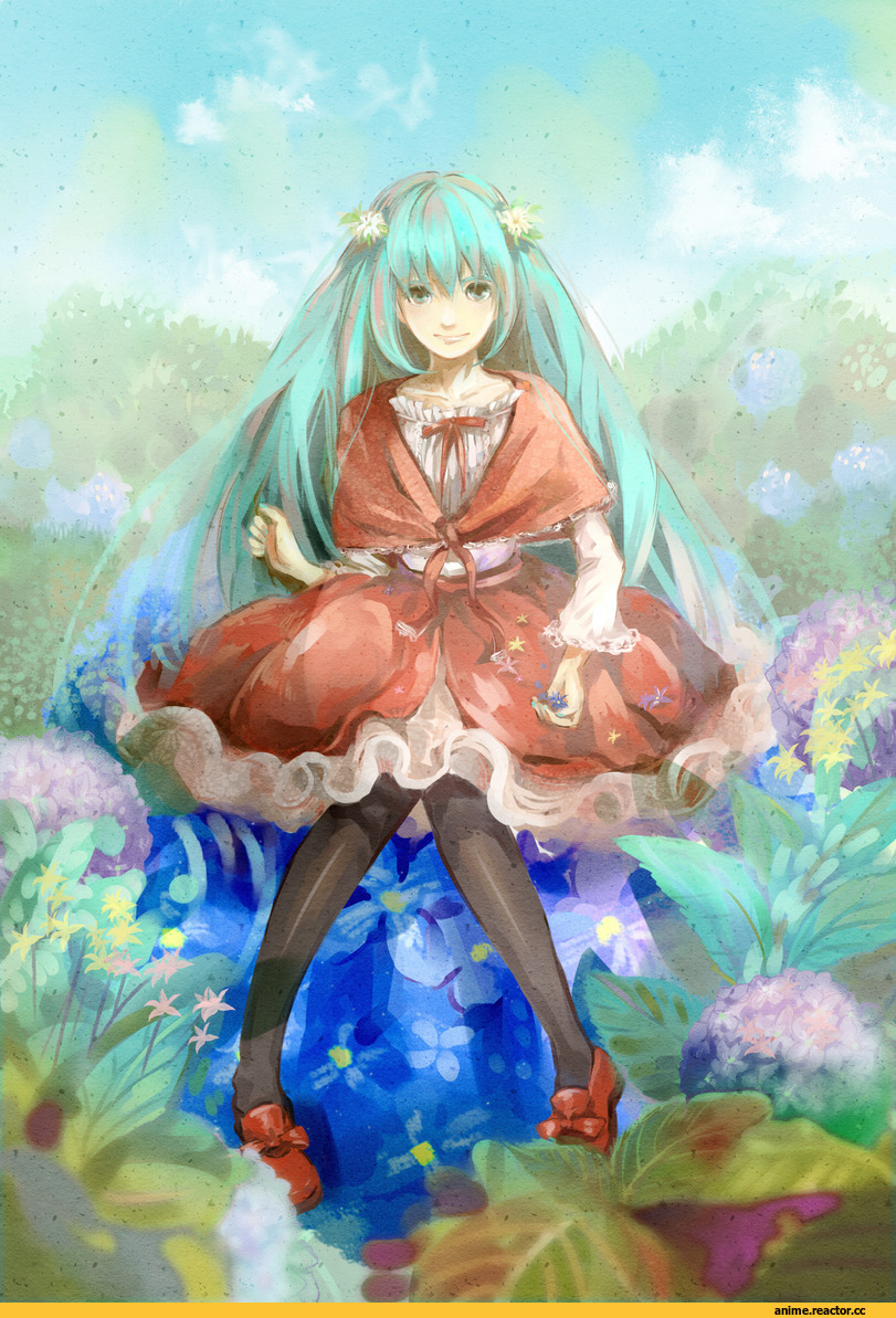 Vocaloid, Miku Hatsune, красивые картинки, art, Кликабельно, Anime
