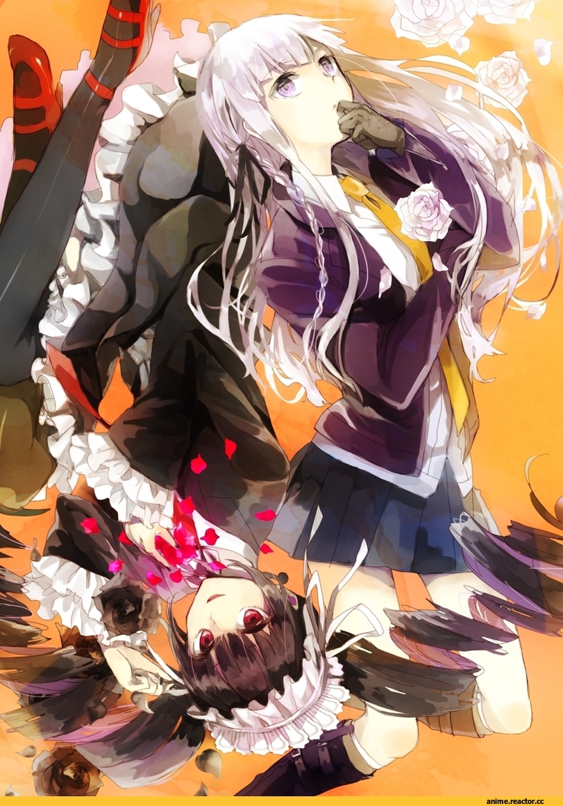 девушки, art, красивые картинки, Anime Art, Dangan Ronpa, Kirigiri Kyouko, celestia, celestia ludenberg, Anime