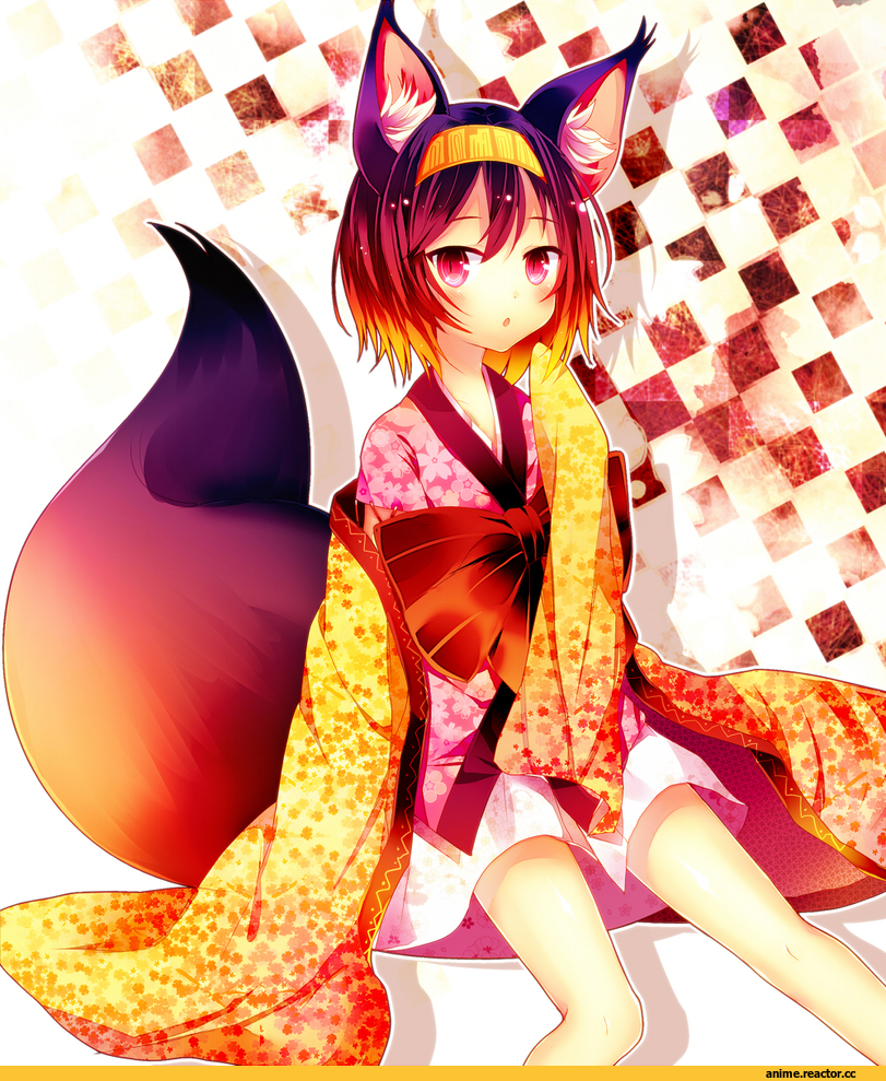 No Game No Life, Hatsuse Izuna, Animal Ears, Kitsune, Anime