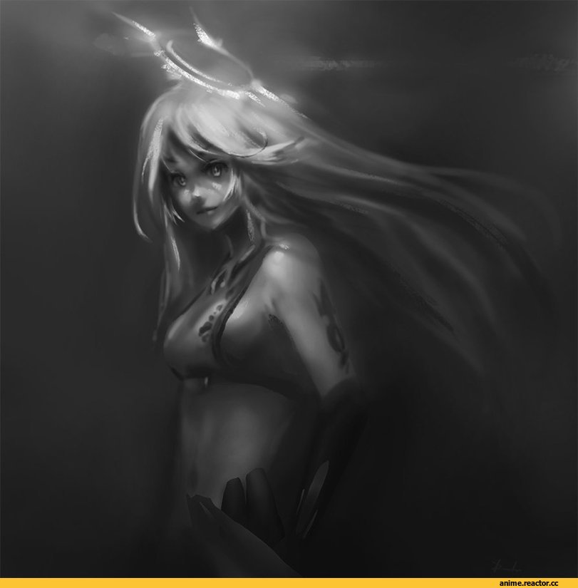Jibril, No Game No Life, Monochrome (Anime), Anime Art, WesleyChen, Anime