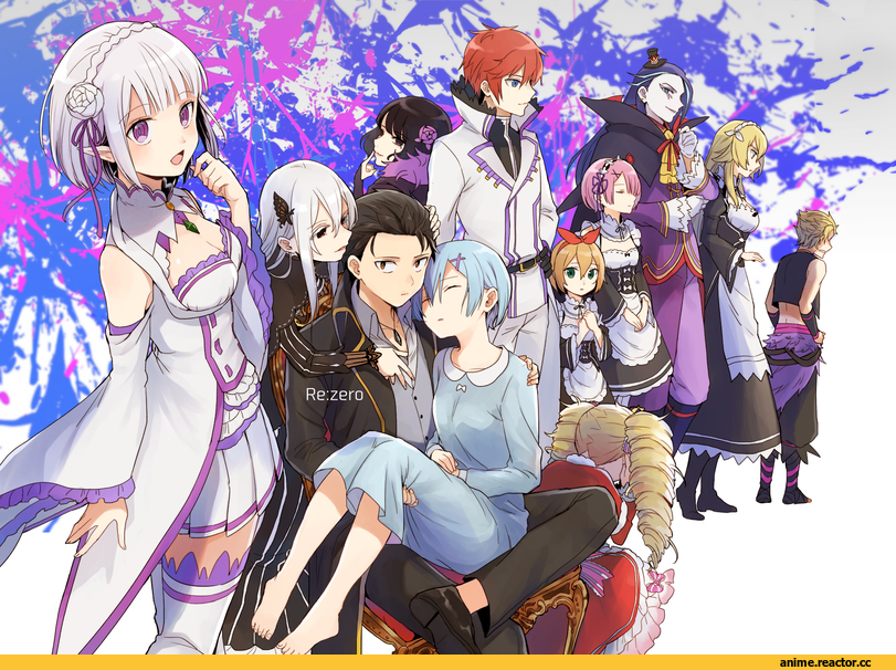 Natsuki Subaru, Emilia (re zero), Ram (Re Zero), Rem (re zero), Beatrice (Re Zero), Elsa Granhilte, Reinhard van Astrea, frederica baumann, petra leyte, roswaal l. mathers, Anime, Re Zero Kara Hajimeru Isekai Seikatsu, shake sawa, Satella