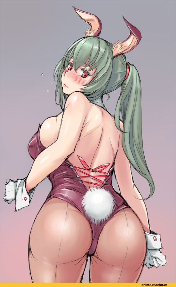 tsuda nanafushi, oshiri, Anime Ero, Bunnysuit, Usagimimi, Animal Ears, Anime