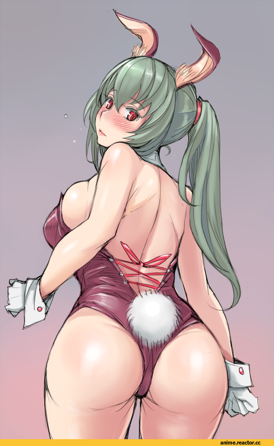 tsuda nanafushi, oshiri, Anime Ero, Bunnysuit, Usagimimi, Animal Ears, Anime