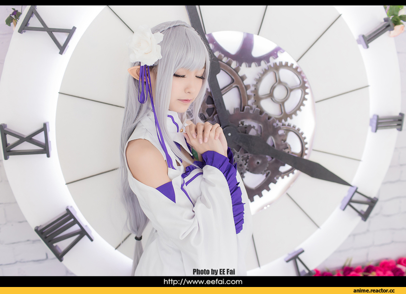 Emilia (re zero), Re Zero Kara Hajimeru Isekai Seikatsu, Anime Cosplay, eefai, Anime