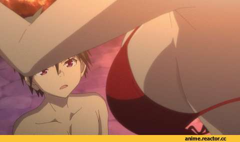 Anime Ero Gifs, Anime Ero, Trinity Seven, залипалово, Anime