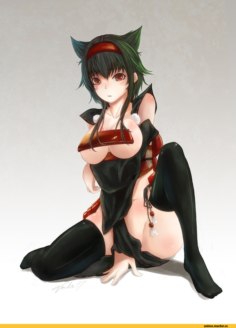 Anime Ero, sengoku taisen, satomi (sengoku taisen), Animal Ears, Anime