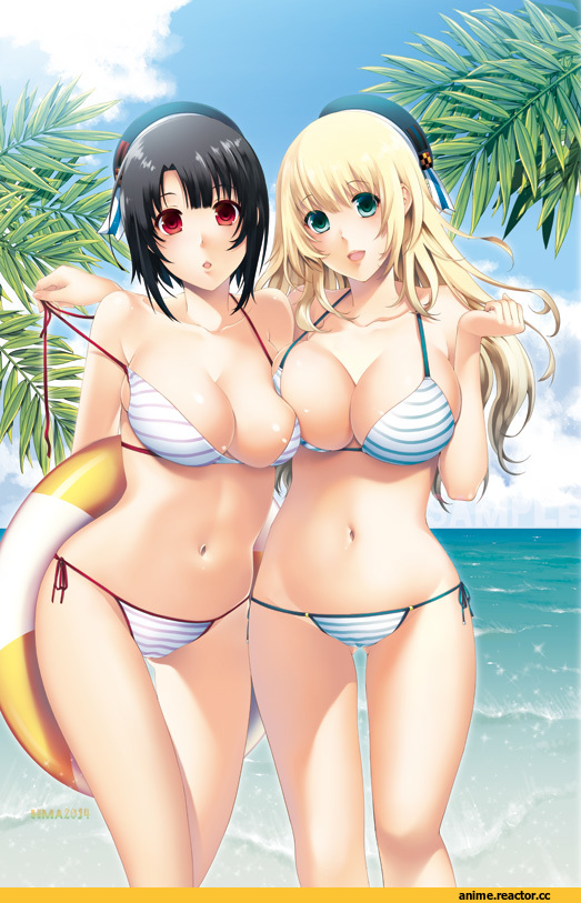 Atago (Kantai Collection), Kantai Collection, Takao (Kantai Collection), hiyoshi hana, Anime Ero Swim, Anime Ero, Anime
