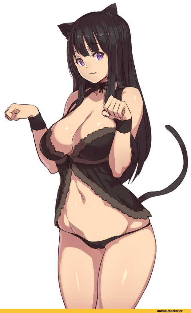 Houtengeki, Anime Art, Anime Adult pantsu, Anime Ero, neko, Animal Ears, Anime