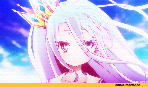 Anime Гифки, Shiro (NGNL), No Game No Life, Anime