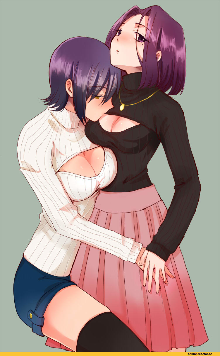 Tenryuu, Kantai Collection, Tatsuta, Adult юри, Anime Ero, Open-Chest Sweater, Anime