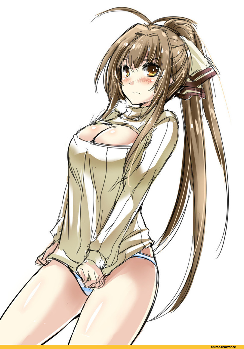 Sento Isuzu, Amagi Brilliant Park, Open-Chest Sweater, Anime Adult pantsu, Anime Ero, Anime