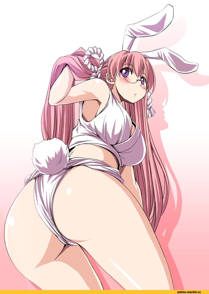 tonpuu, Anime Original, Anime Art, Usagimimi, Animal Ears, oshiri, Anime Ero, Anime Ero Megane, Anime