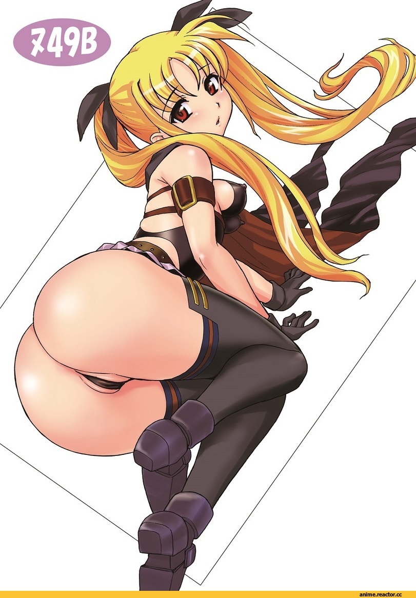 Fate Testarossa, Mahou Shoujo Lyrical Nanoha, nishitsuki tsutomu, oshiri, Anime Ero, Adult pantsu, Anime