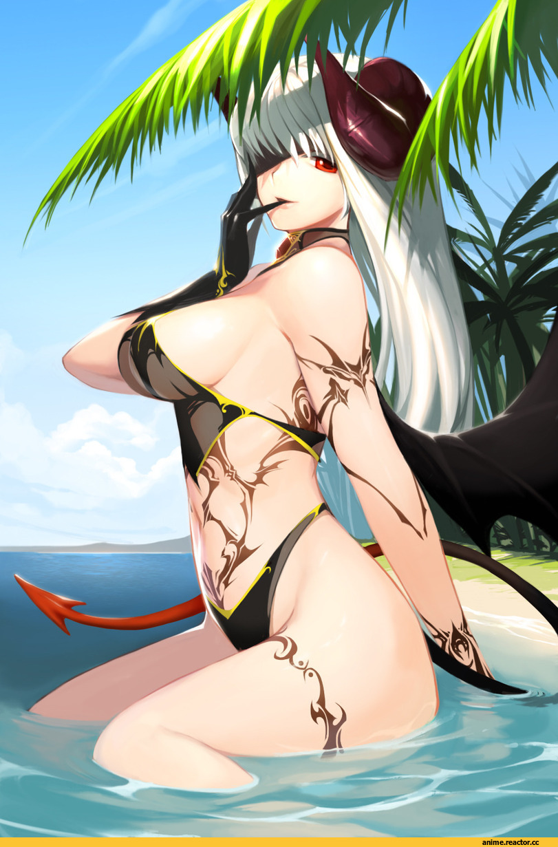 Sword Girls, Snowball22, Anime Ero Swim, Anime Ero, Demon Girl (Anime), Monster Girl (Anime), Anime Art, Anime