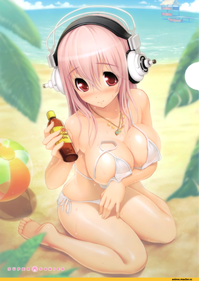 Super Sonico, Tsuji Santa, Anime Art, Anime Ero Swim, Anime Ero, под катом еще, Anime