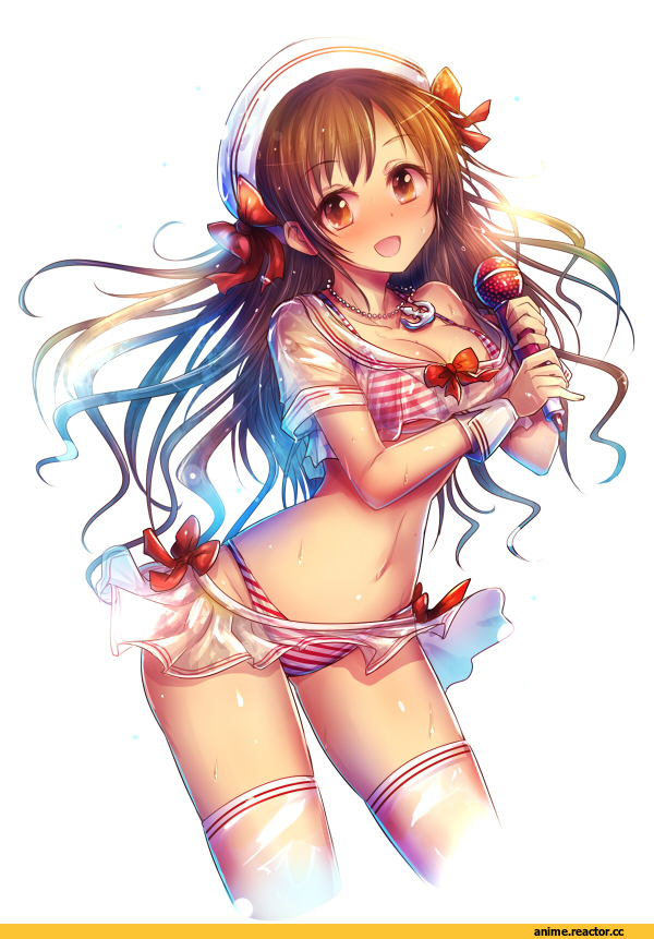 Anime Ero, Anime Ero Swim, Idolmaster, Shimamura Uzuki, Anime Art, Kara (Color), Anime