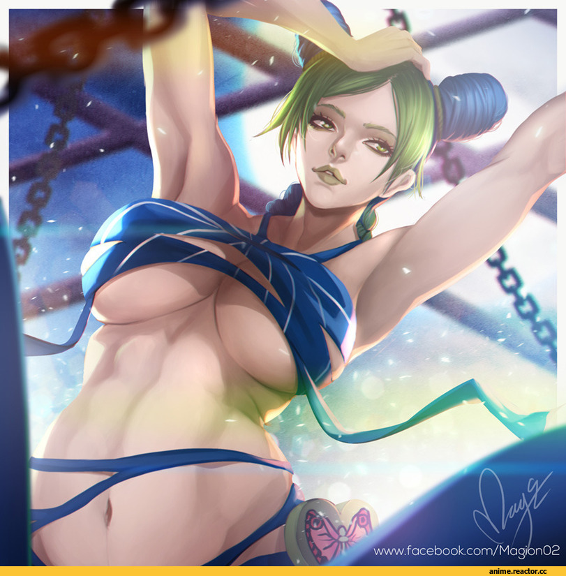 JoJo no Kimyou na Bouken, Kuujou Jolyne, Magion02, Anime Ero, Anime