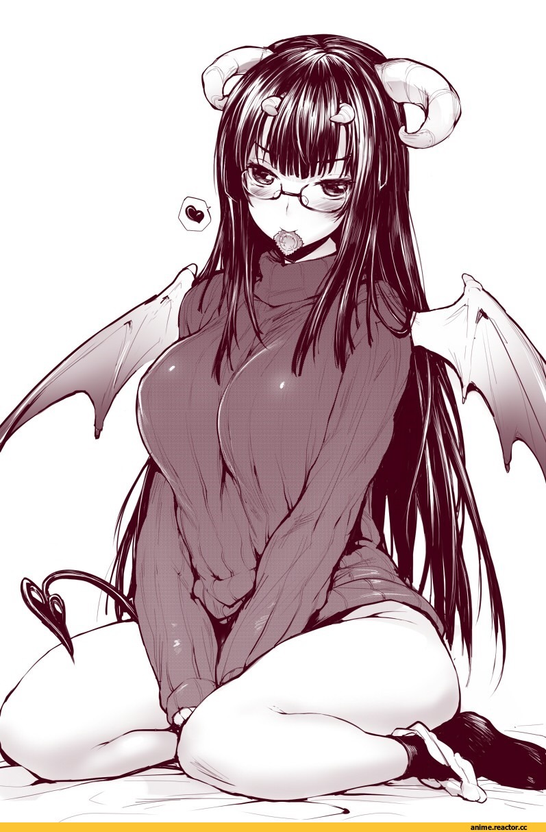 Demon Girl (Anime), Monster Girl (Anime), Anime Art, Succubus (Monster Girl Anime), Adult pantsu, Anime Ero, Anime Ero Megane, Anime