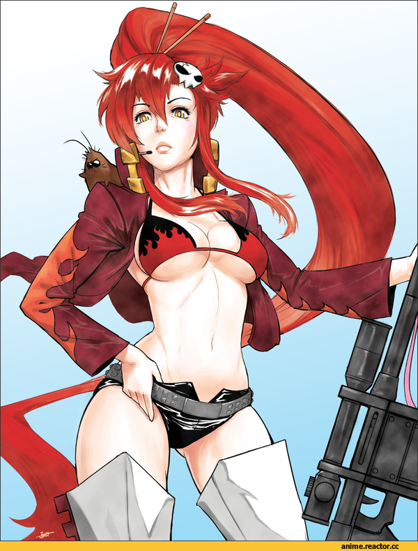 Yoko Littner, Tengen Toppa Gurren Lagann, Anime Ero Swim, Anime Ero, Anime