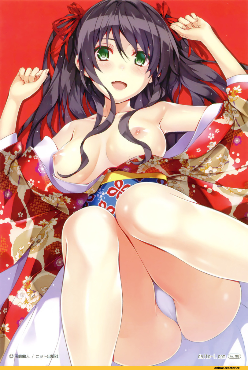 Misaki Kurehito, Anime Art, Anime Ero Oppai, Anime Ero, Adult pantsu, oshiri, Anime
