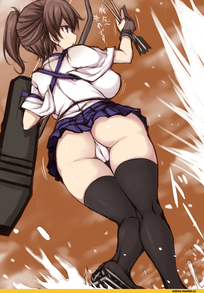 Kaga (Kantai Collection), Kantai Collection, jema, oshiri, Anime Ero, Adult pantsu, Anime