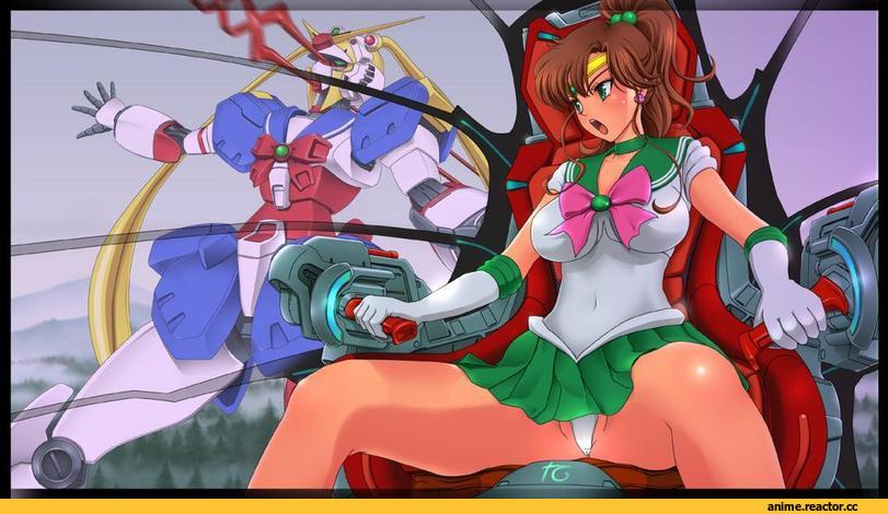 crossover, Bishoujo Senshi Sailor Moon, Evangelion, Adult pantsu, Anime Ero, Sailor Jupiter, sailor moon, Anime
