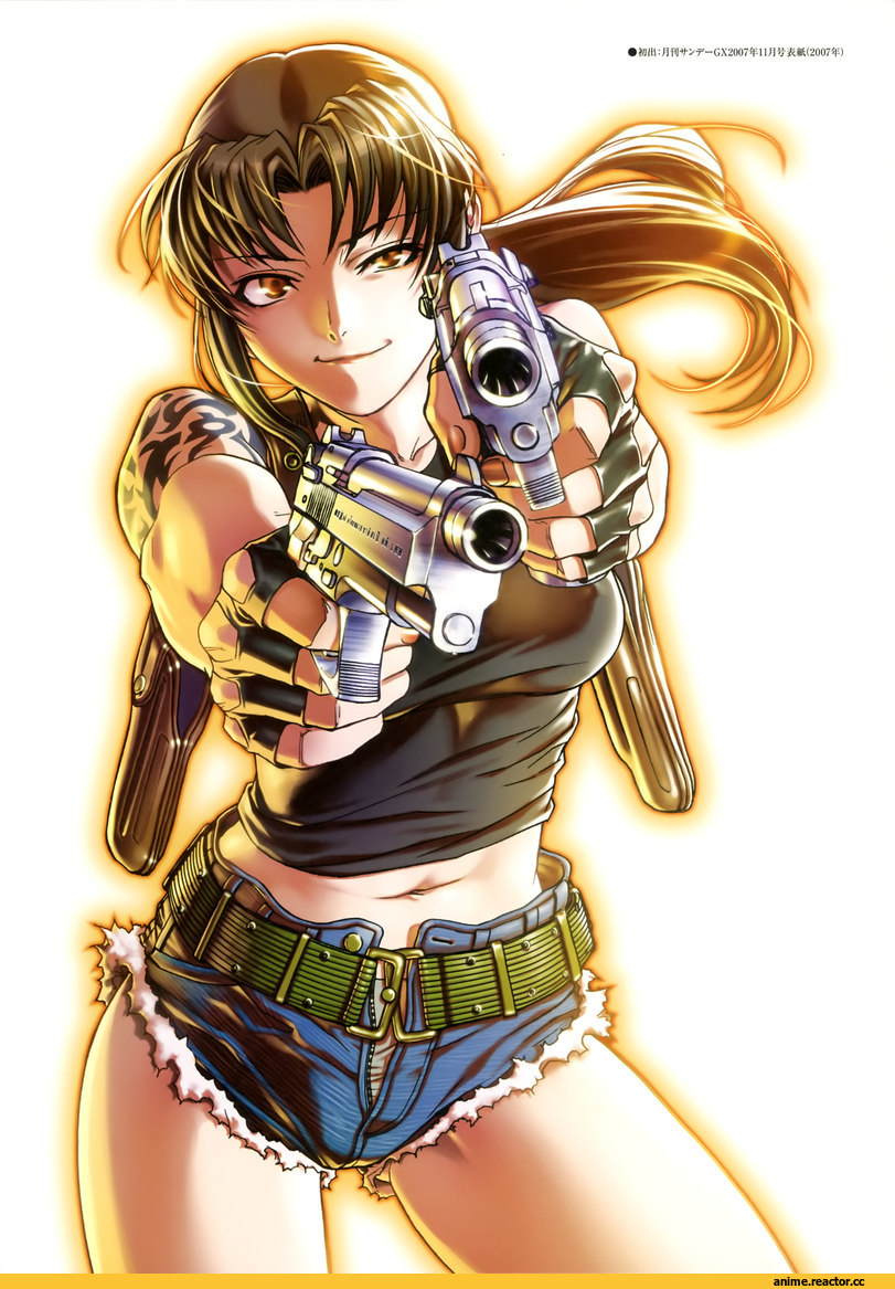 Revi, Black Lagoon, Anime Ero, Hiroe Rei, Anime Art, Опасные Няшки, Anime Няши, Anime