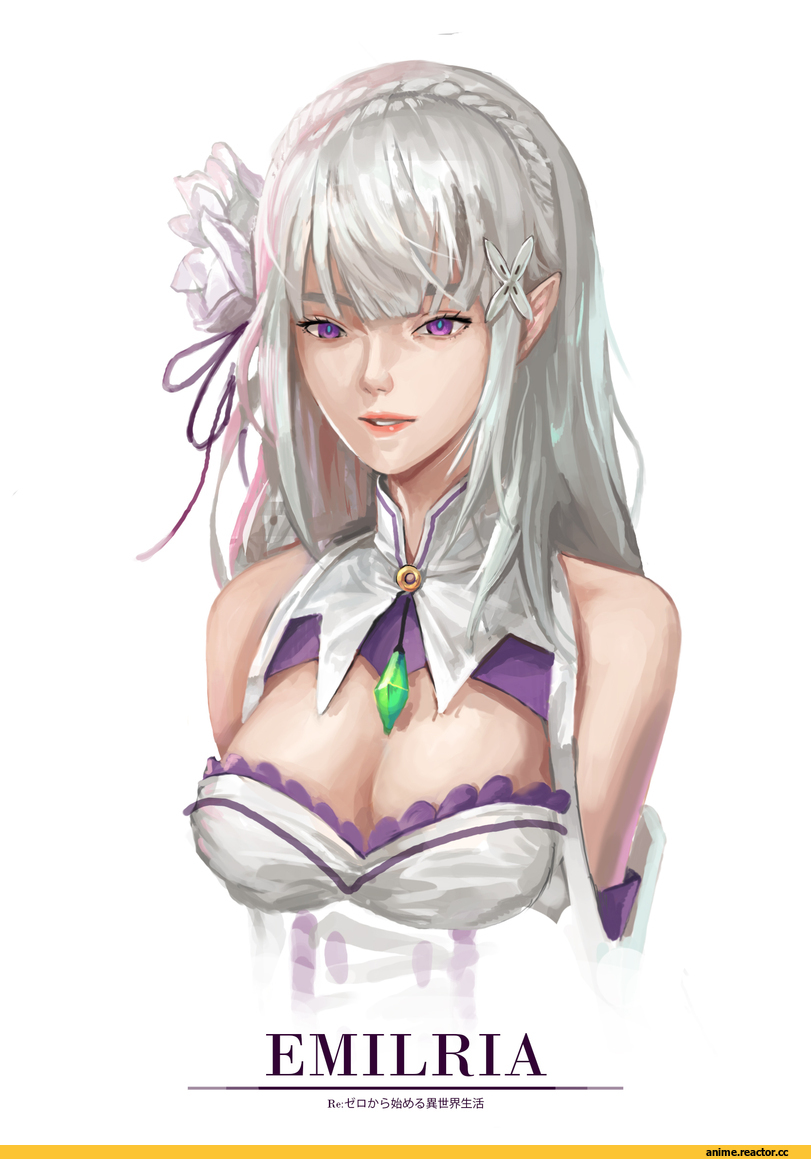 Re Zero Kara Hajimeru Isekai Seikatsu, Emilia (re zero), Anime