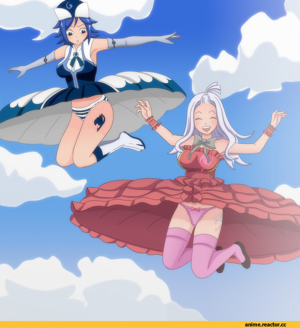 Fairy Tail, Juvia Lockser, Mirajane Strauss, Anime Adult pantsu, Anime Ero, Anime