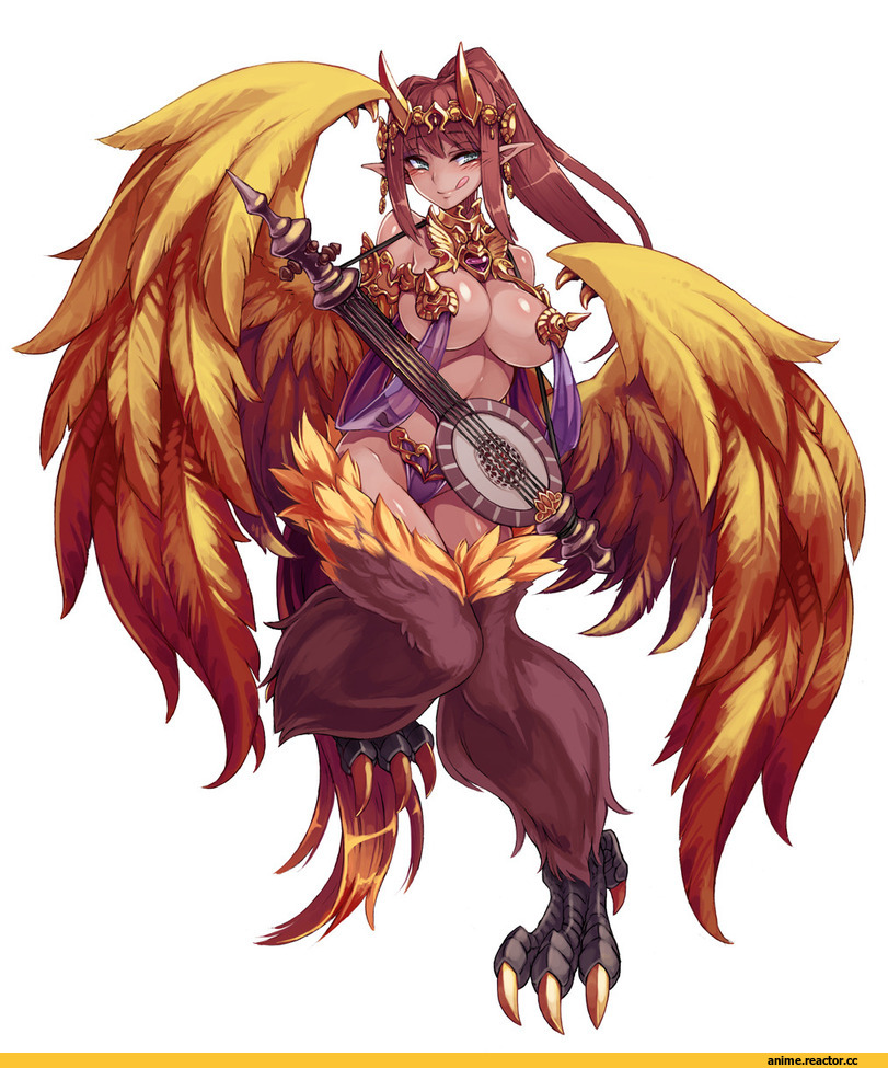 Monster Girl (Anime), Anime Art, Monster Girl Encyclopedia, gandharva (MGE), Anime Ero, kenkou cross, Anime